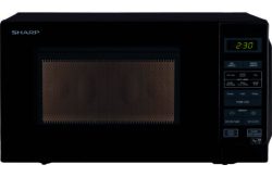 Sharp R272KM Standard Microwave - Black.